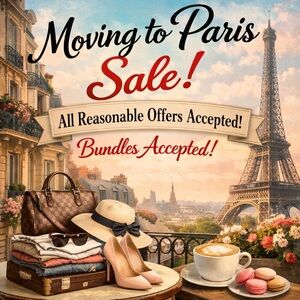 Moving to Paris sale!